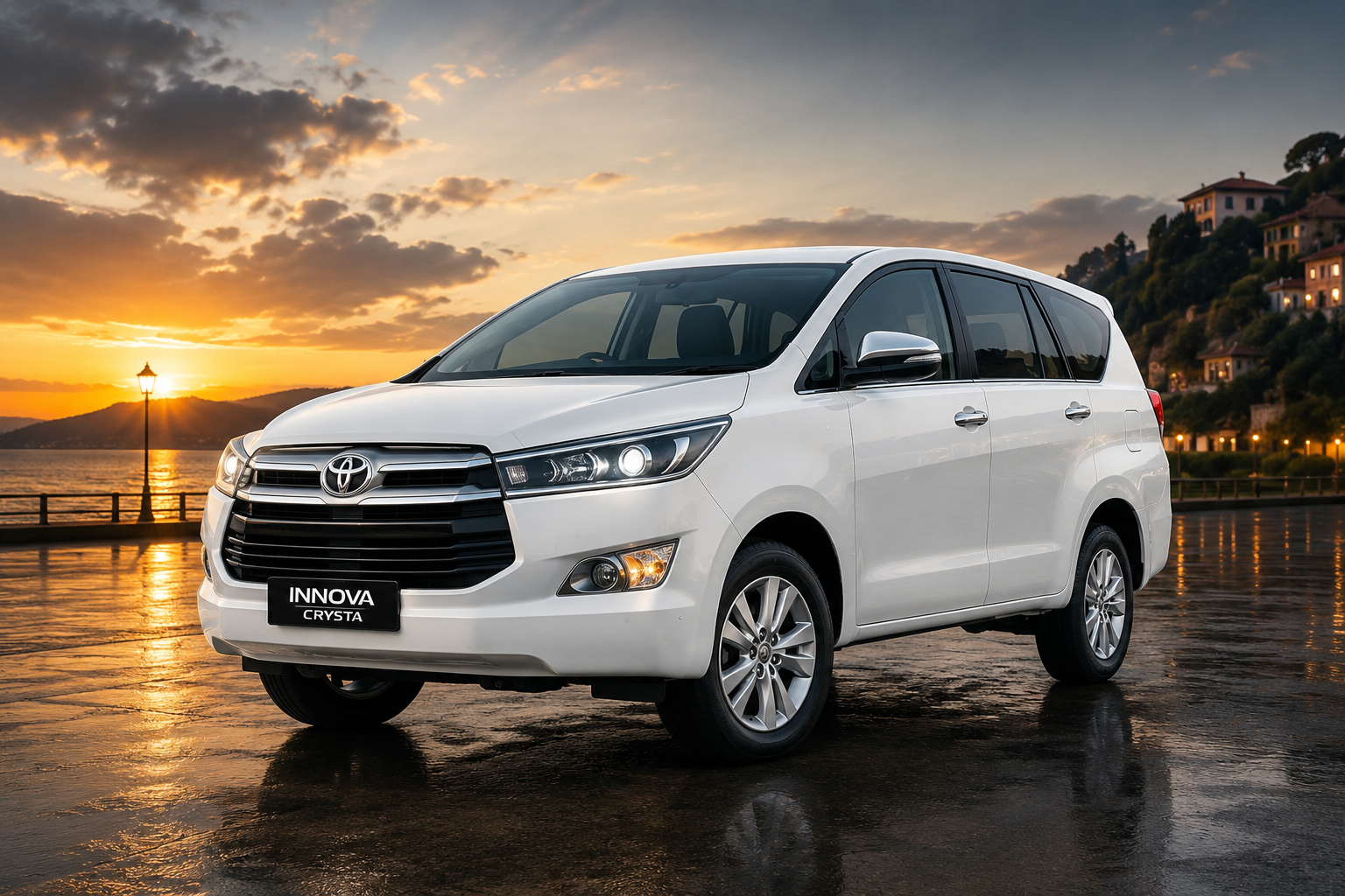 Innova Crysta vehicle for PVS Tours and Travels